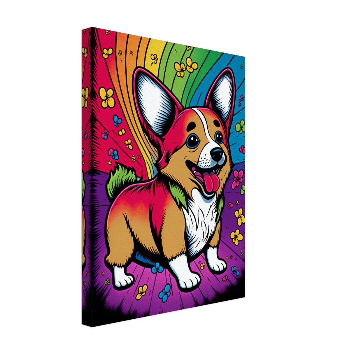 Rainbow Corgi - WallLumi