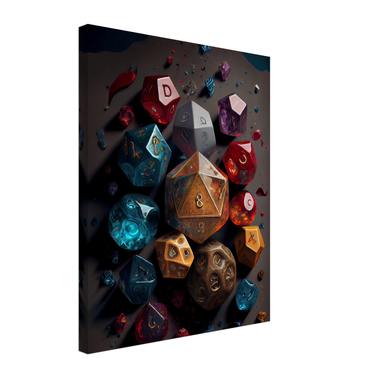 D&D Crystal Dice - WallLumi