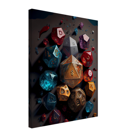 D&D Crystal Dice - WallLumi