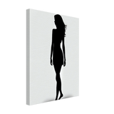 Silhouette Serenade Canvas Print - WallLumi Canvases