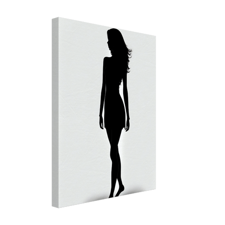 Silhouette Serenade Canvas Print - WallLumi Canvases