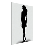 Silhouette Serenade Canvas Print - WallLumi Canvases