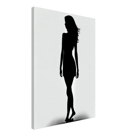 Silhouette Serenade Canvas Print - WallLumi Canvases