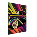 Pop Ride Retro Canvas Print - WallLumi Canvases