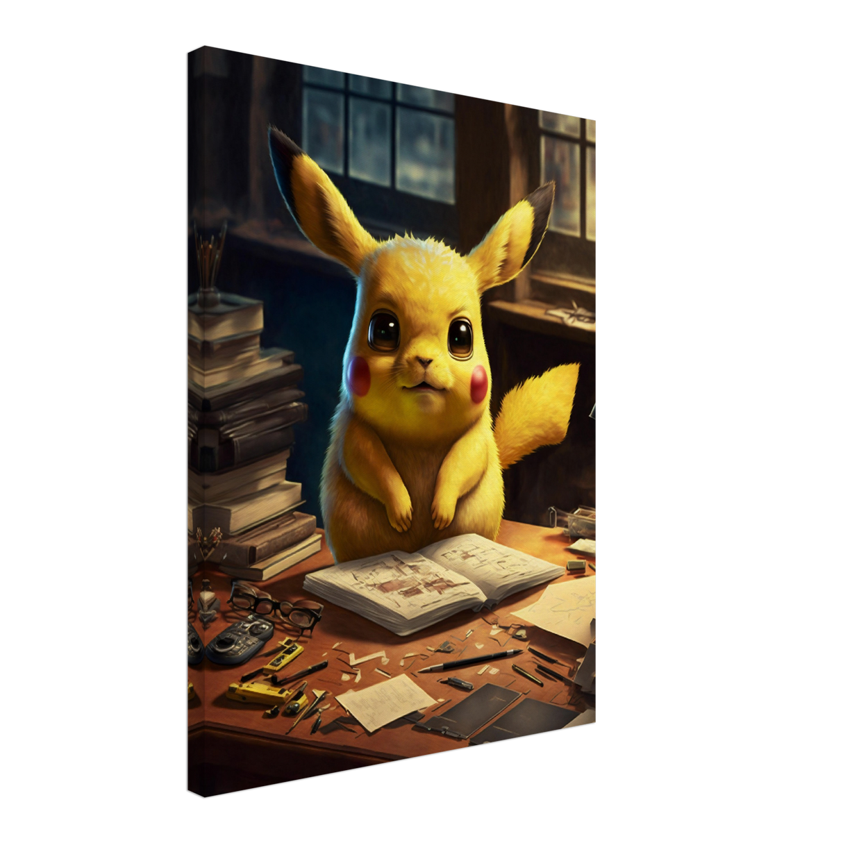 Pikachu's 9-5 Canvas Print - WallLumi Canvases