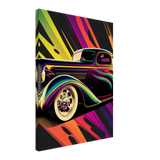 Pop Ride Retro Canvas Print - WallLumi Canvases