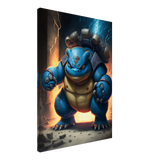 Mega Power: Blastoise Canvas Print - WallLumi Canvases