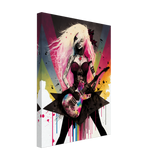 Glamorous Guitar Hero Canvas Print - WallLumi Canvases